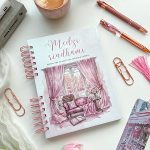 Čitateľský denník Medzi riadkami A5 Dusty Rose – ručne vyrábaný book journal