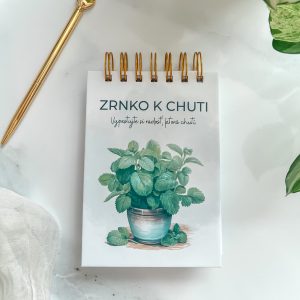 Zrnko k chuti A6 – sprievodca pestovaním byliniek so semienkami (8 druhov)