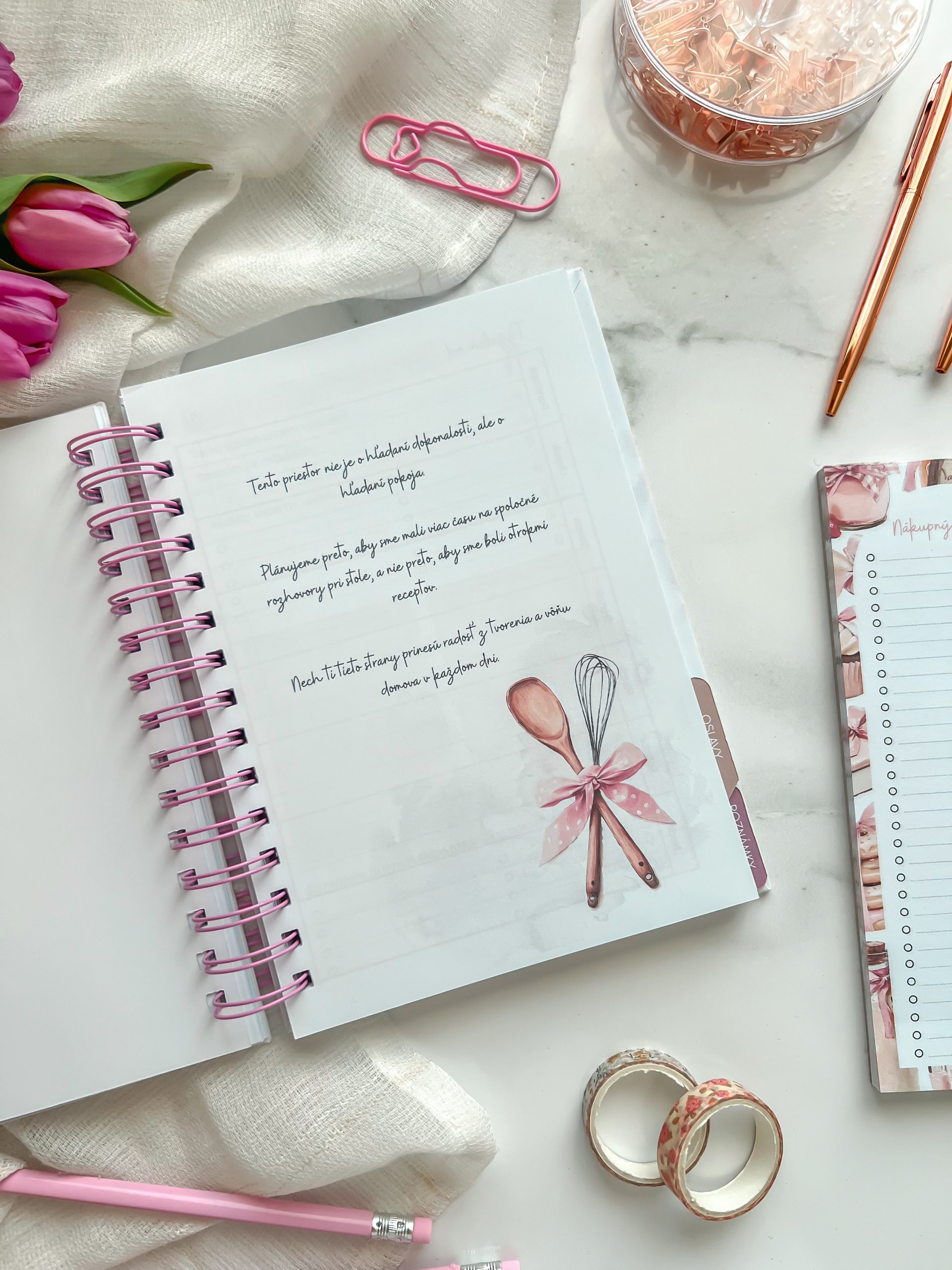Plánovač chutí Candy A5 – ručne vyrobený akvarelový meal planner – Obrázok 9