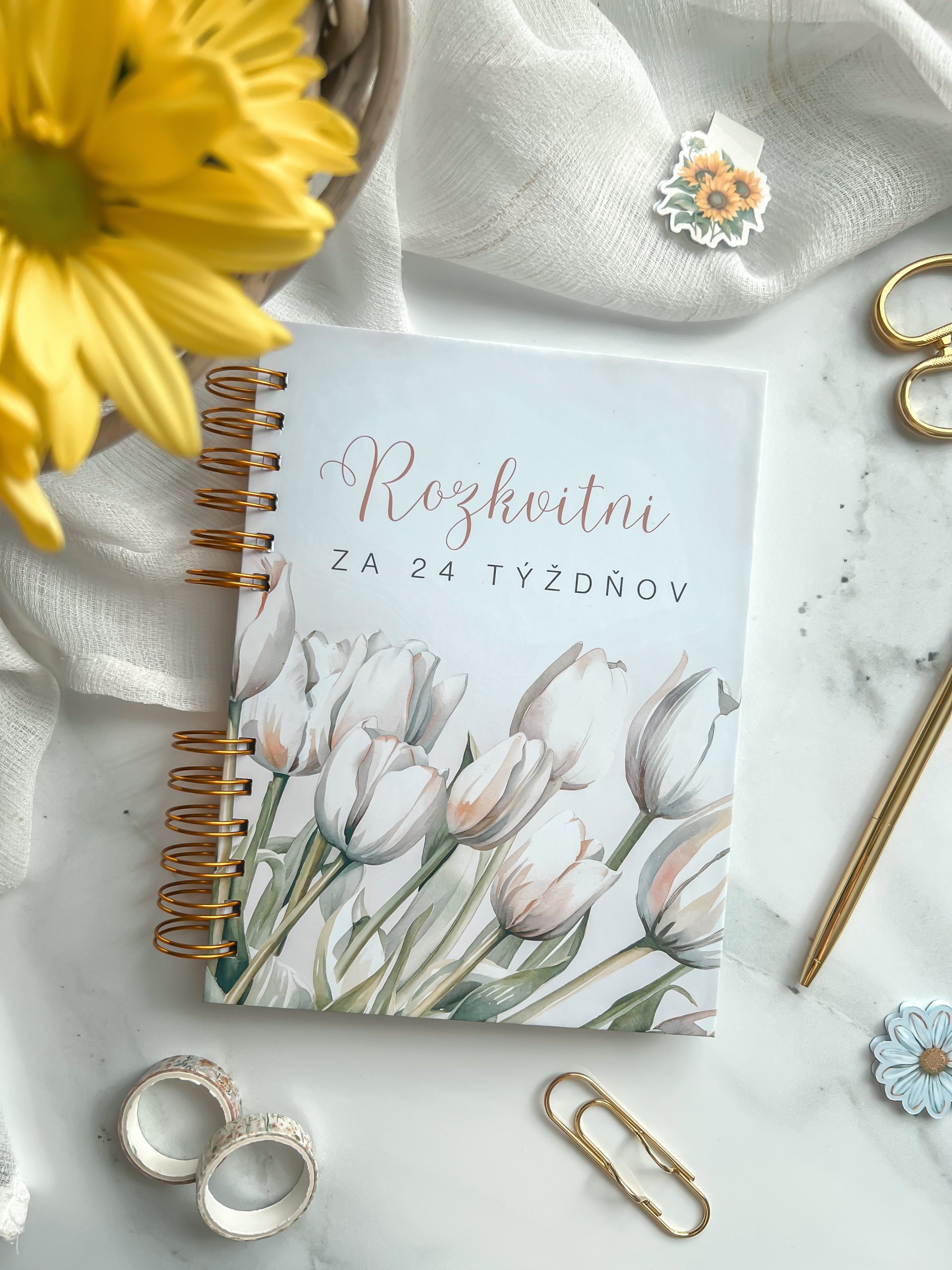 Fitness plánovač Rozkvitni 24 týždňov – Golden Era edícia, A5
